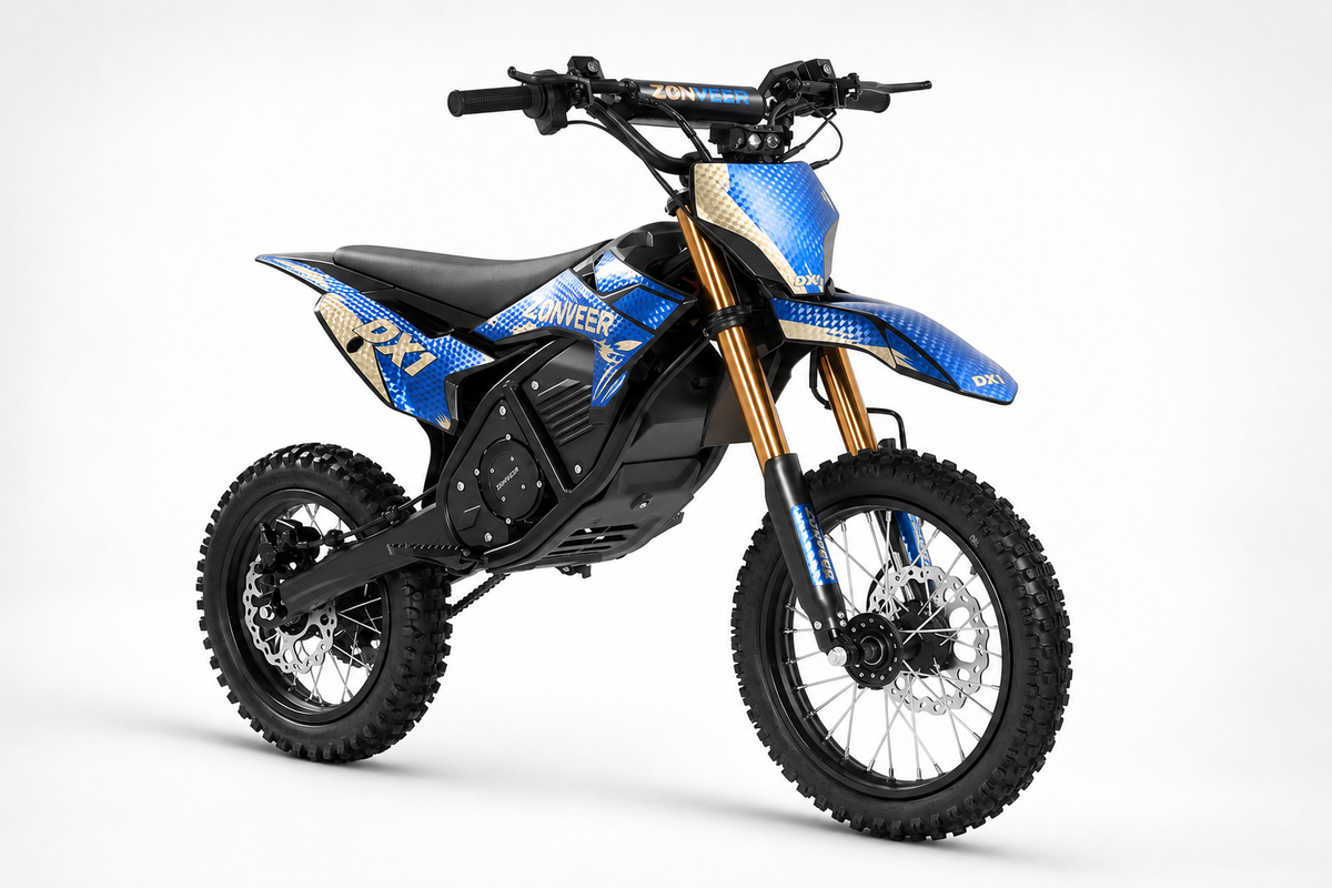 Zonveer DX1 Electric Mini Dirt Bike 278N.M Torque