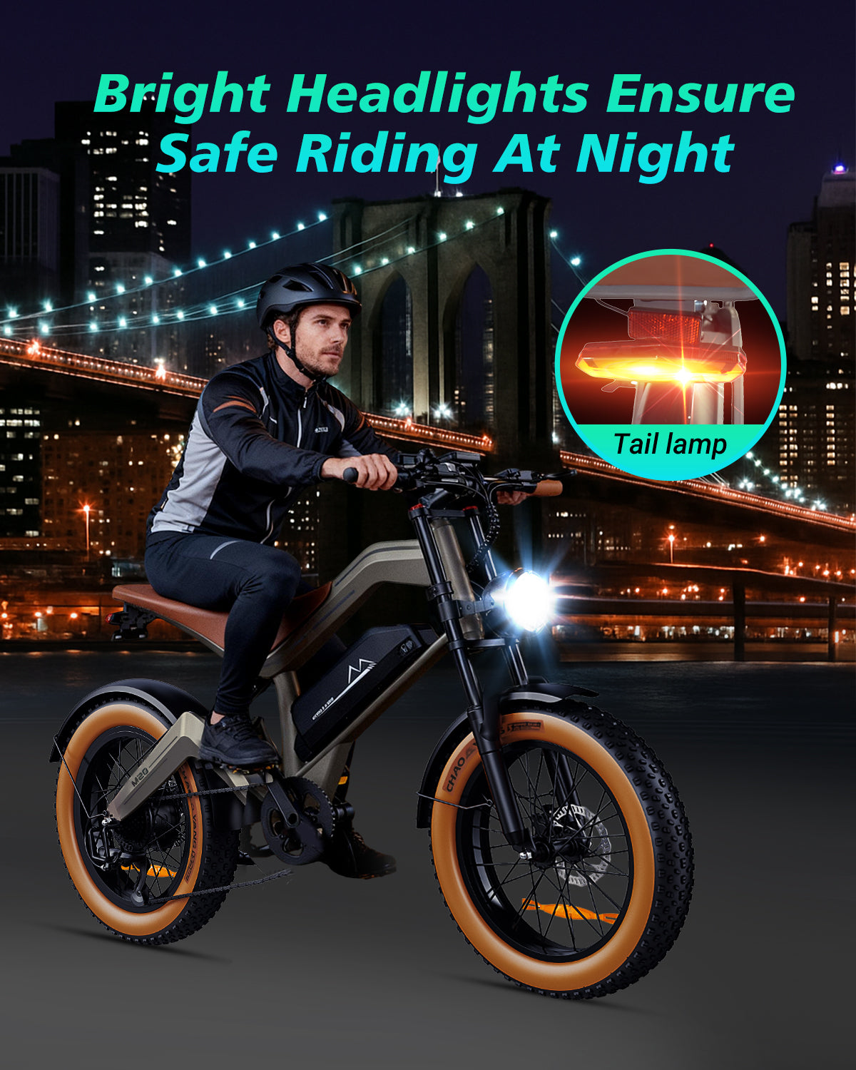 Zonveer  M20 All-Terrain Long-Range Electric Bike