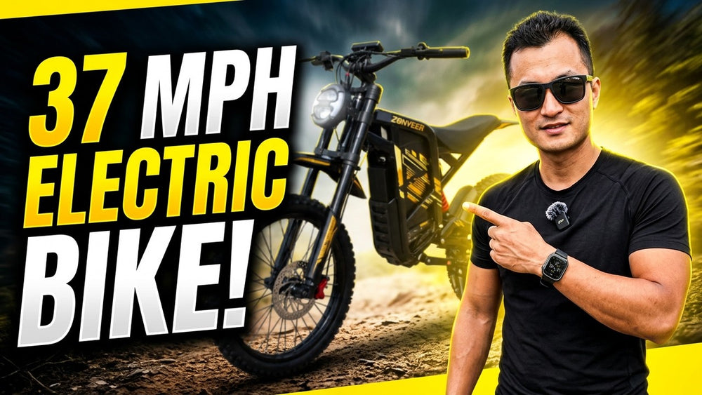 2026 Zonveer ZX3 Electric Dirt Bike Review | 37 MPH & Surprisingly Smooth!